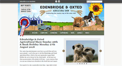 Desktop Screenshot of edenbridge-show.co.uk