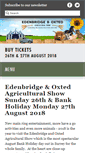 Mobile Screenshot of edenbridge-show.co.uk