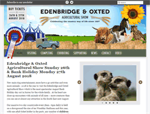 Tablet Screenshot of edenbridge-show.co.uk